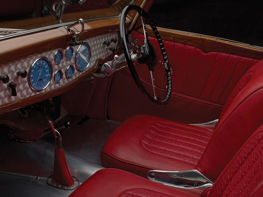 Интерьер Delahaye 135 Competition Court Coupe par Figoni & Falaschi 1936 года  (фото 14 из 14)